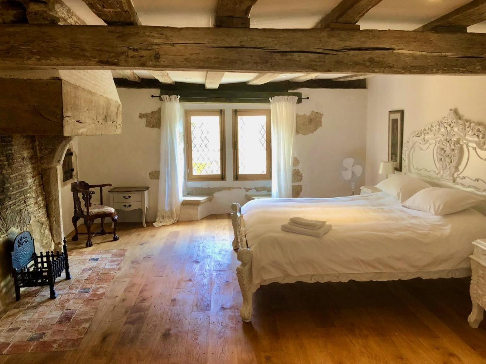 Manoir De La Basse-Cour Bed and Breakfast Asnieres-sur-Vegre Værelse billede