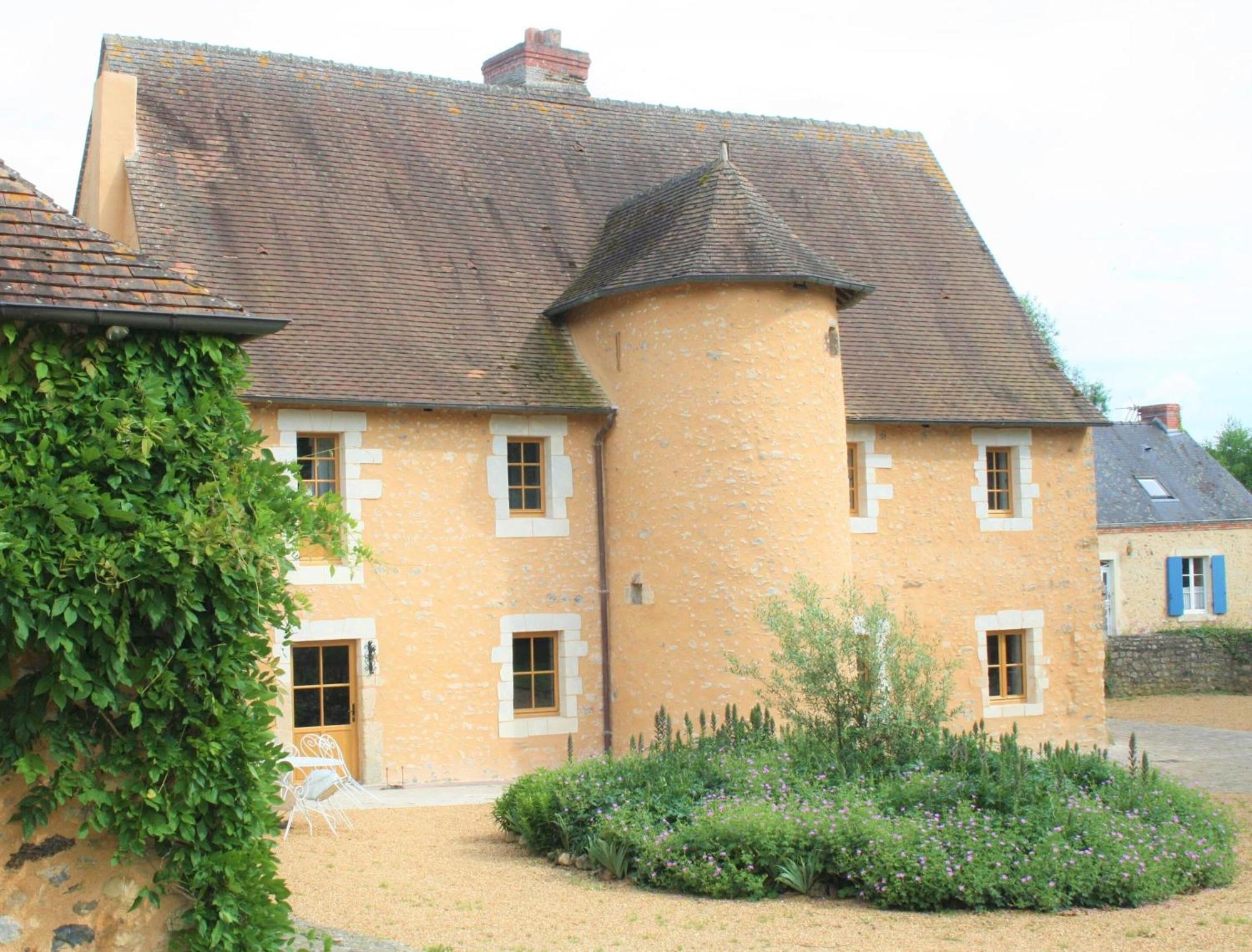 Manoir De La Basse-Cour Bed and Breakfast Asnieres-sur-Vegre Eksteriør billede